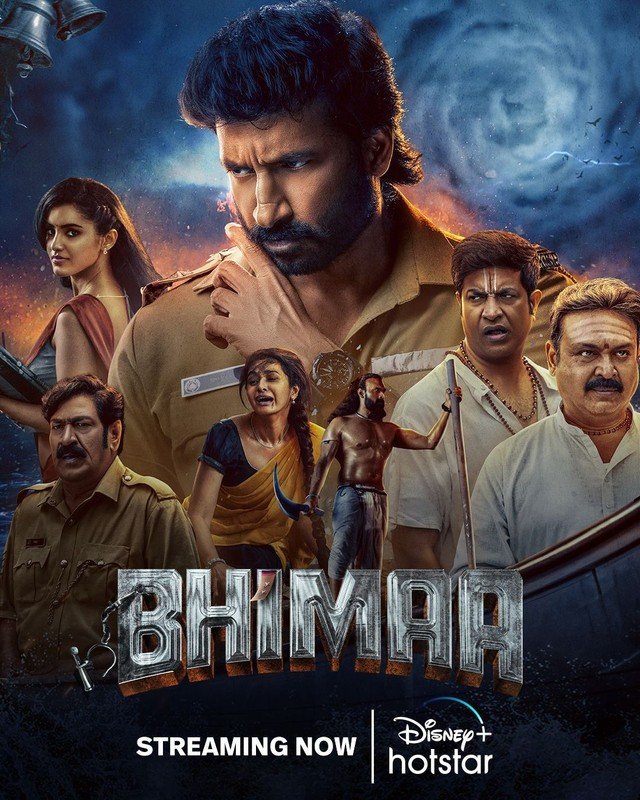 Bhimaa (2024) Hindi Dubbed Full Movie Watch Online HD Print Free Download