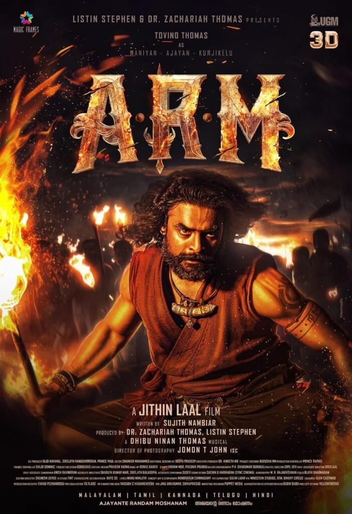 A.R.M(Ajayante Randam Moshanam ) (2024) Hindi Dubbed Full Movie Watch Online HD Print Free Download