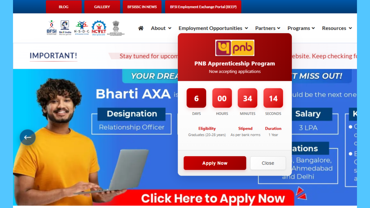 Pnb apprentice bharti 2026 apply online