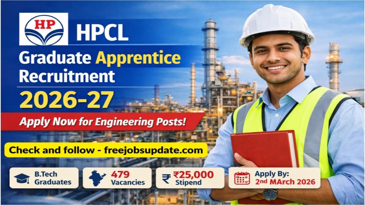Hpcl graduate apprentice trainees recruitment 2026 apply