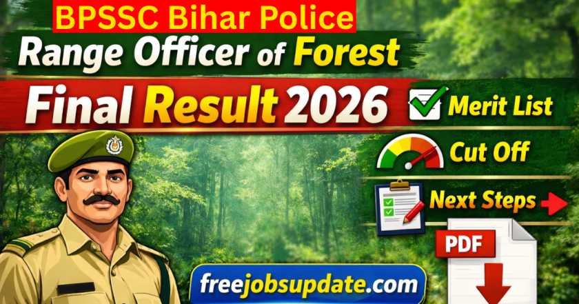 BPSSC Bihar Police Range Officer Result 2026