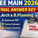 JEE Main 2026 Session 1 Final Answer Key PDF, Released – Check Complete Details