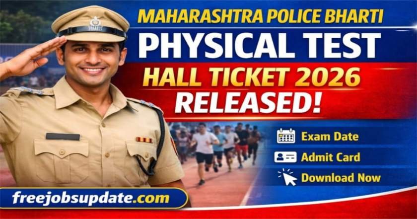 Maharashtra Police Bharti Physical Test Hall Ticket 2026