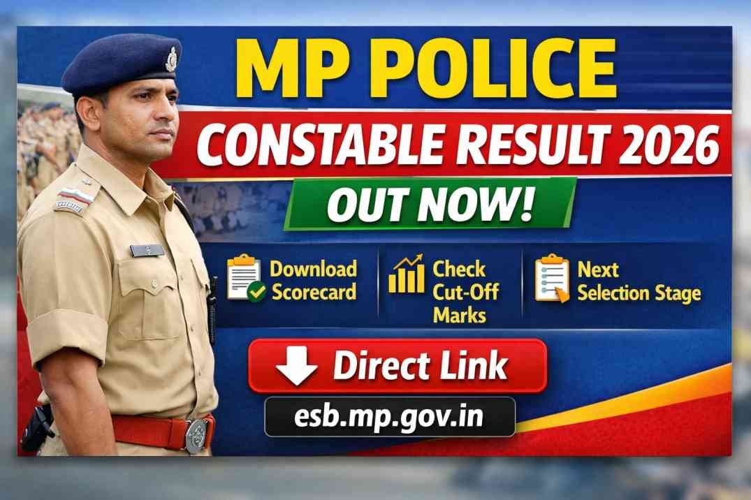 MP Police Constable Result 2026