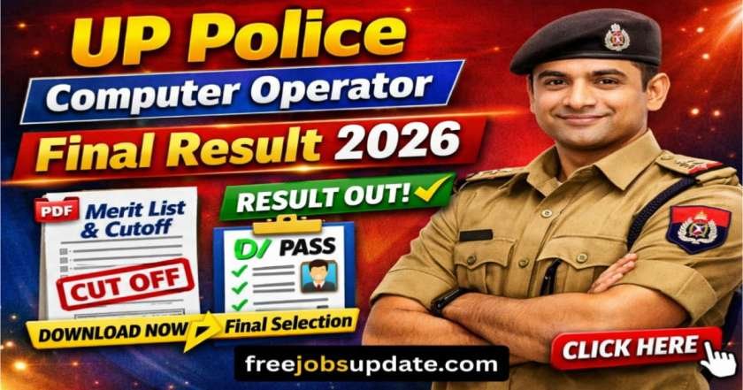 UP Police Computer Operator Final Result 2026