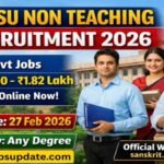 CSU Non Teaching Recruitment 2026: for 43 Govt Posts – Check Eligibility, Fee & Last Date