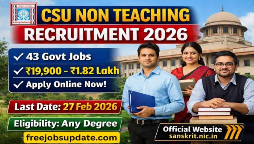 CSU Non Teaching Recruitment 2026