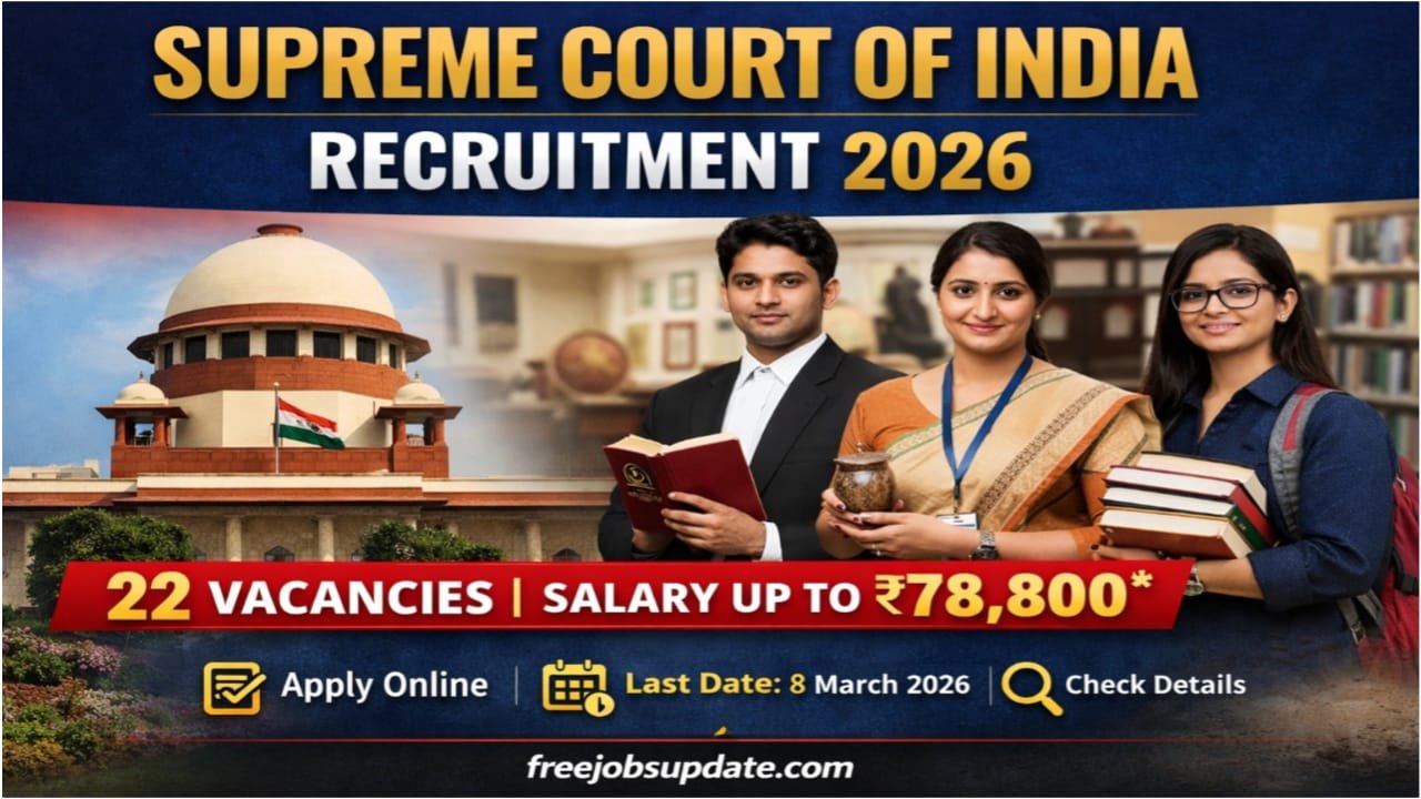 Supreme Court Vacancy 2026 Apply Online