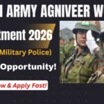 Indian Army Agniveer Women Recruitment 2026: 10th Pass Apply Online Now