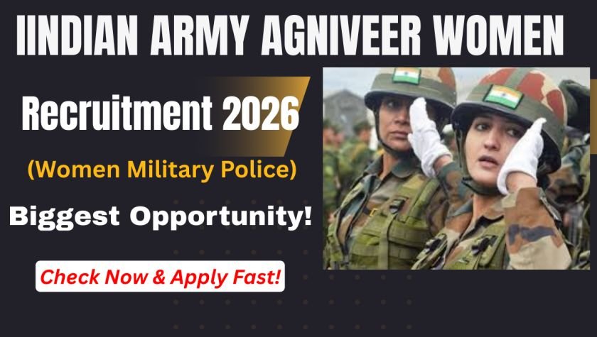 Indian Army Agniveer Women Recruitment 2026