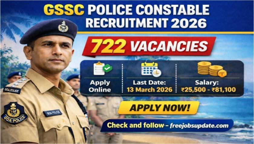 GSSC Police Constable Recruitment 2026