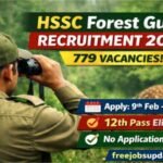 HSSC Forest Guard Recruitment 2026 – 779 Vacancies, Apply Online