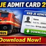 RRB JE Admit Card 2026 Released – Download CBT 1 Hall Ticket Now