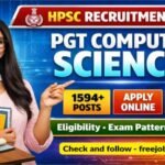 HPSC Recruitment 2026 – Apply Online, 1594 Posts, Exam Pattern & Eligibility