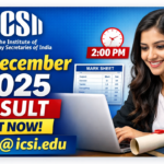 ICSI CS Professional Result Dec 2025 Link: Declared Direct Link to Download Scorecard