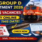 RRB Group D New Vacancy 2026 Apply for 22,195 Level-1 Posts Before March 2
