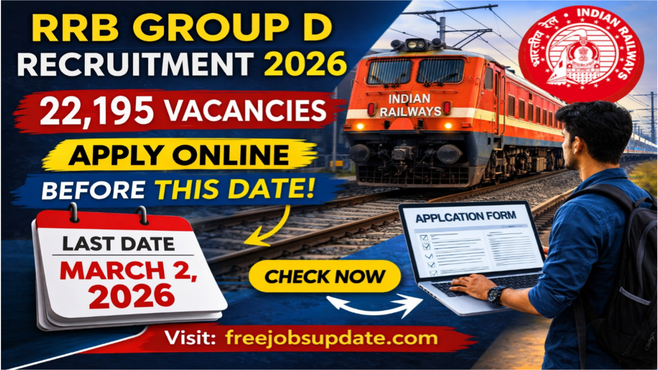 RRB Group D New Vacancy 2026