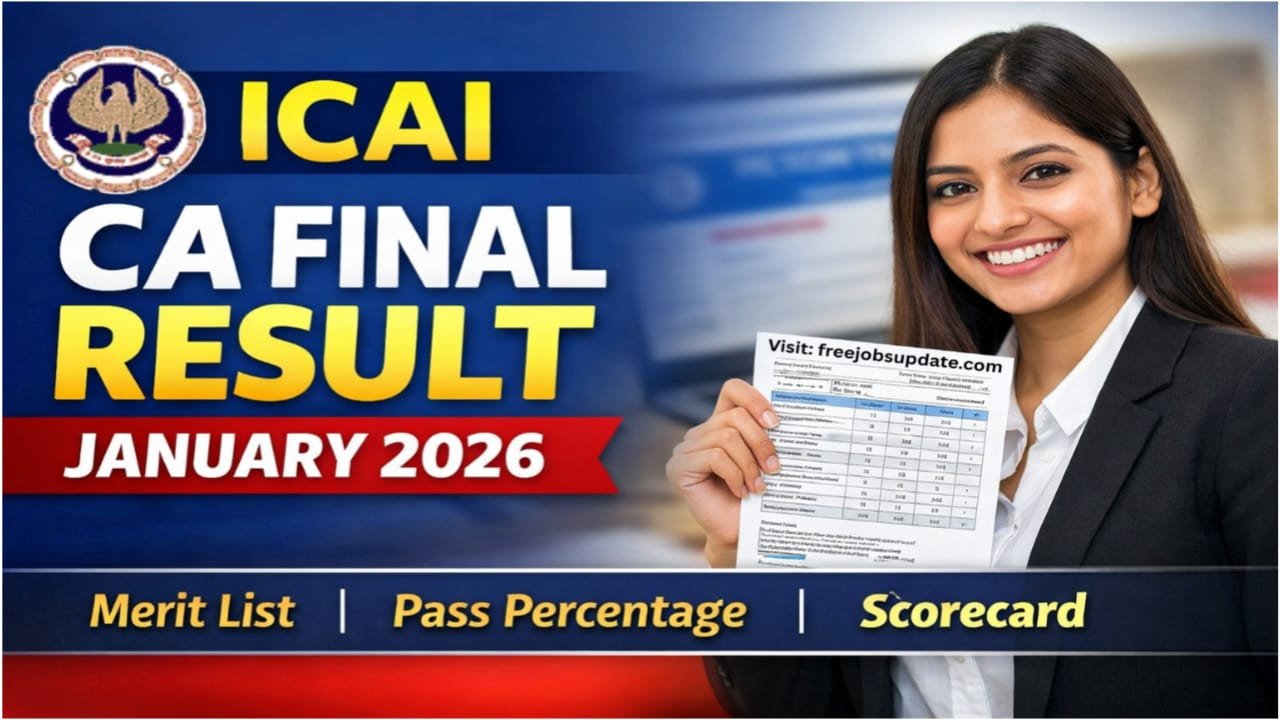 CA Final Result Jan 2026