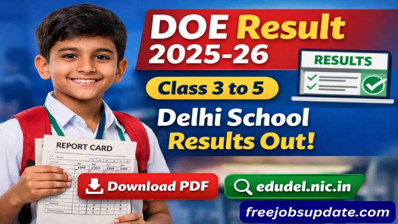 EDUDEL NIC IN Result 2025-26