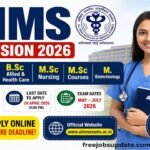 AIIMS Application Form 2026 – Apply Online for B.Sc, M.Sc & Biotechnology Courses