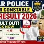 Bihar Police Constable Driver PET Result 2026 Out, Check Qualified Candidates List for DET