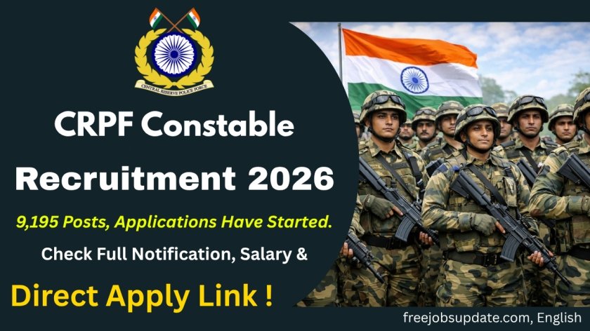 CRPF Apply Online 2026