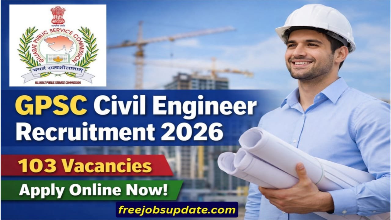 GPSC Civil Engineer Bharti 2026 Apply Online