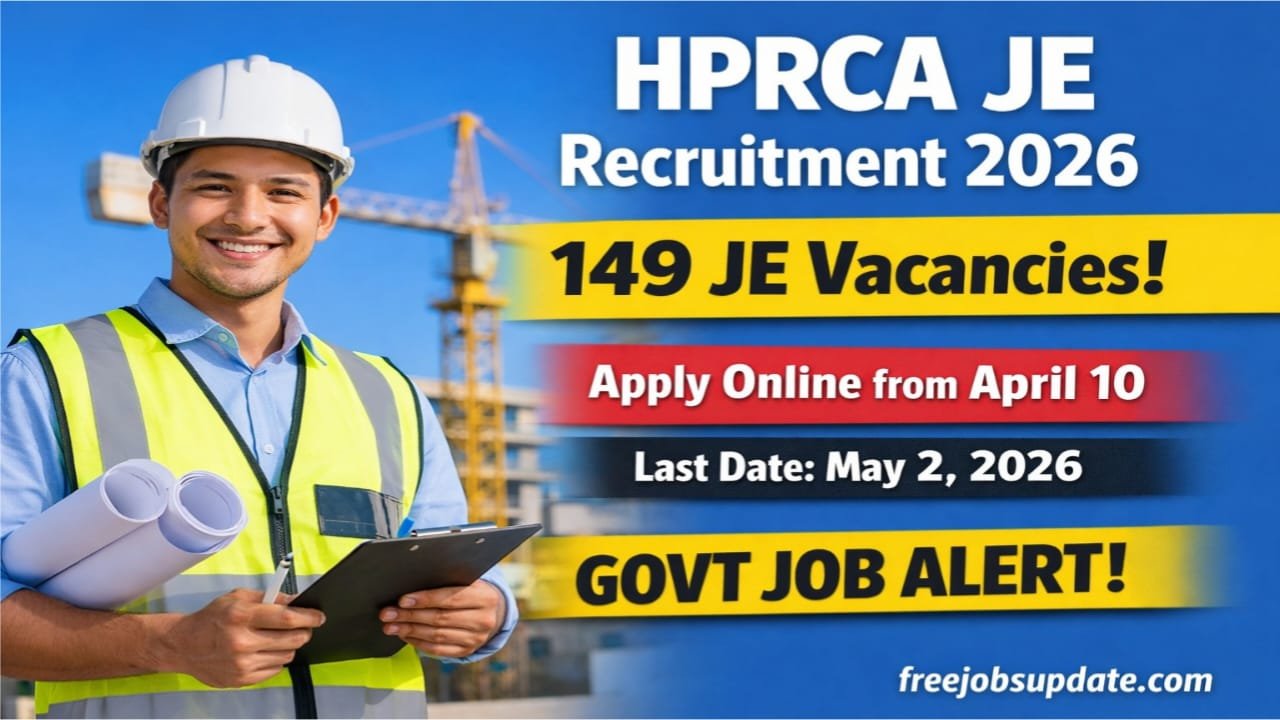 HPRCA JE Recruitment 2026 Apply Online