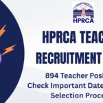 HPRCA Teacher Bharti 2026 Notification Out: 894 Teacher Posts Apply Now
