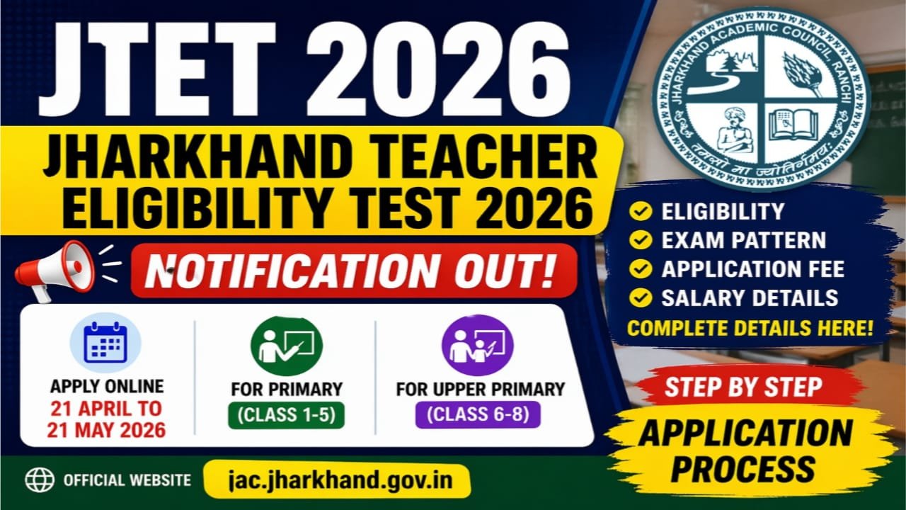 Jharkhand Teacher Eligibility Test 2026