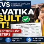 KVS Admission 2026 Result Out Now: Direct Link to Download PDF List
