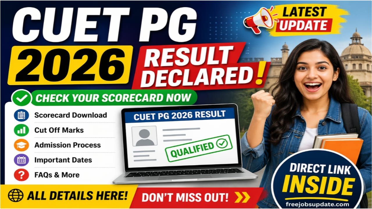 NTA CUET PG Result 2026