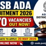 PSSSB ADA Recruitment 2026: Apply Online for 170 Assistant District Attorney Posts
