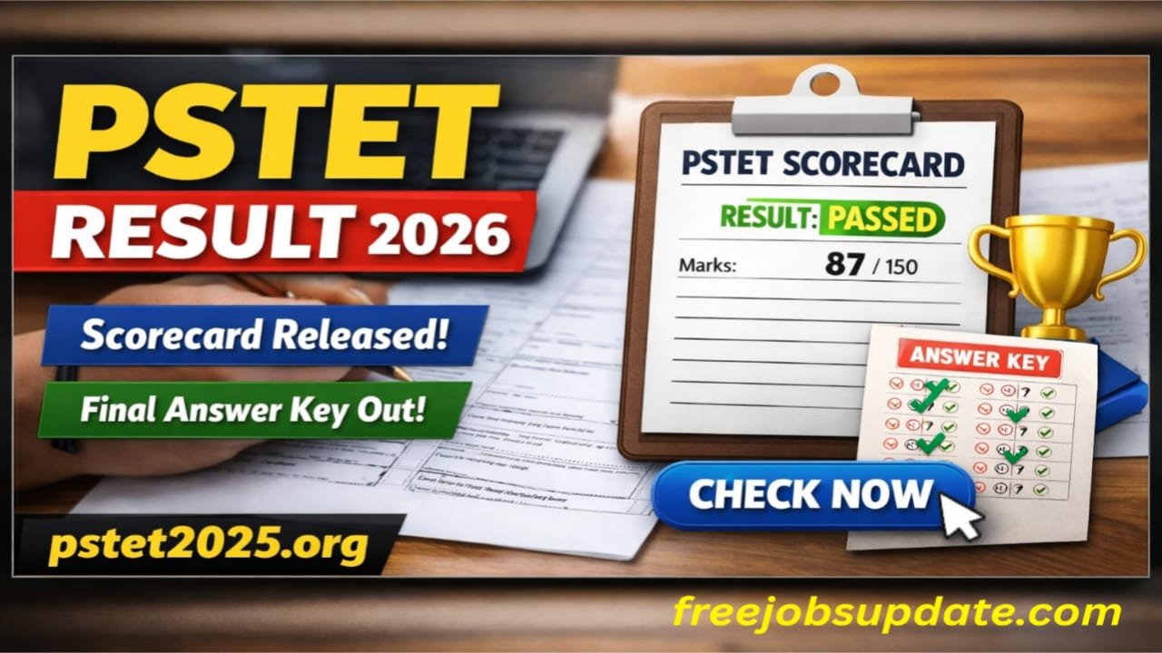 PSTET Result 2026