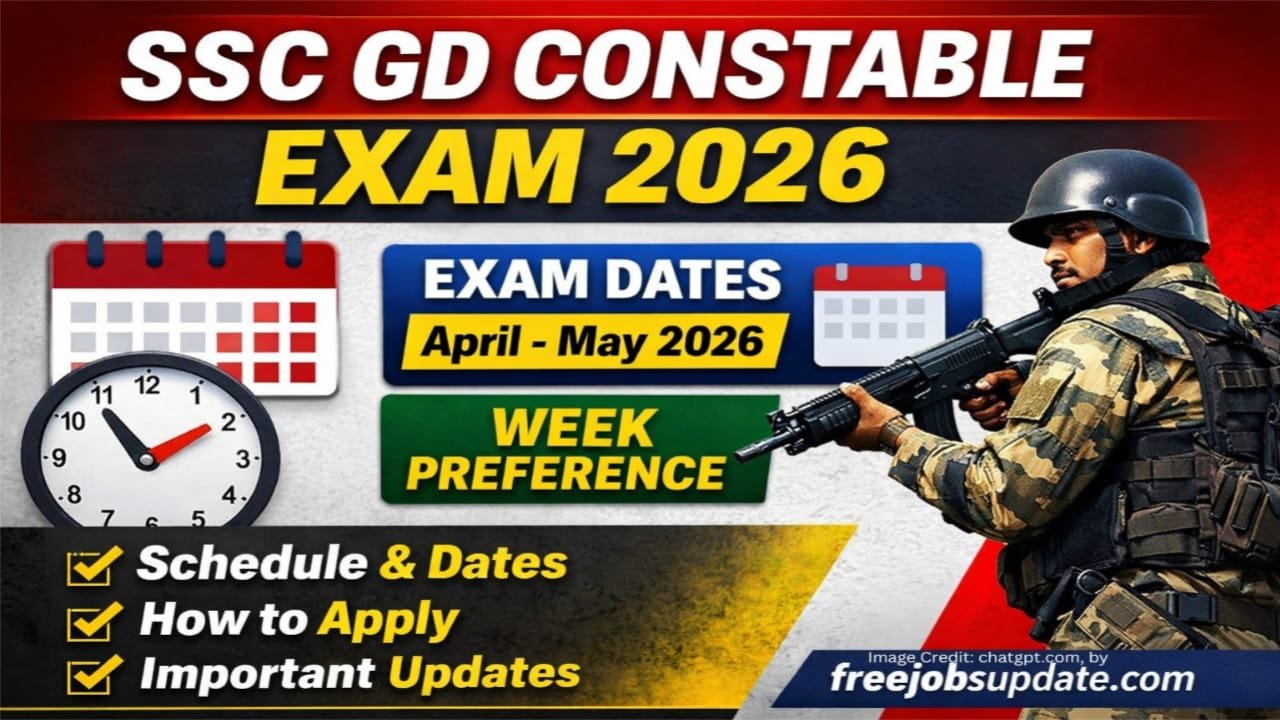 SSC GD Exam Date 2026