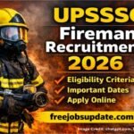 UPSSSC Fireman Recruitment 2026: 170 Posts, Check Eligibility & Apply Steps