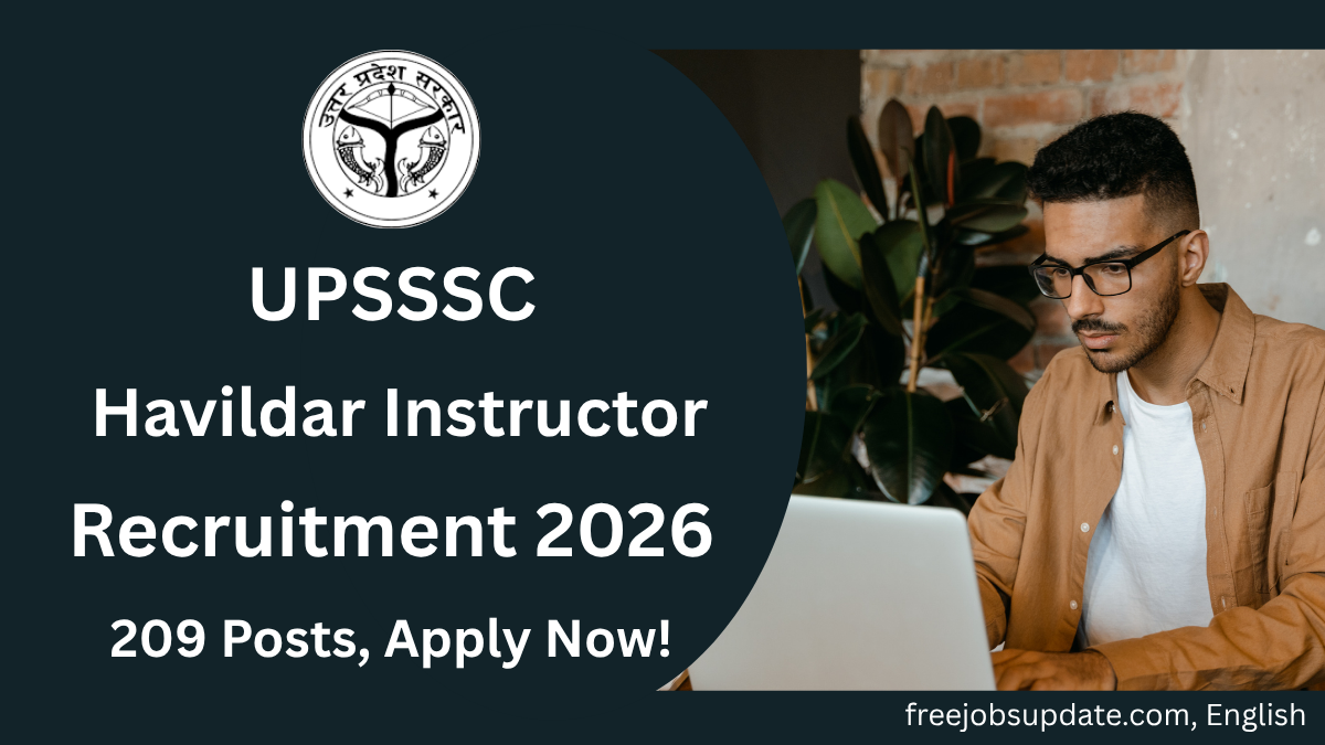 UPSSSC Havildar Instructor Recruitment 2026