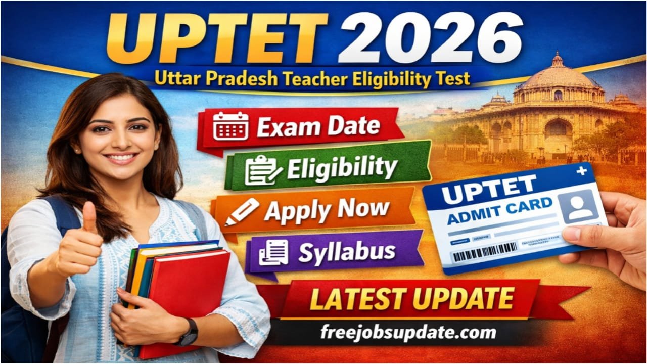 Uptet notification 2026 apply online
