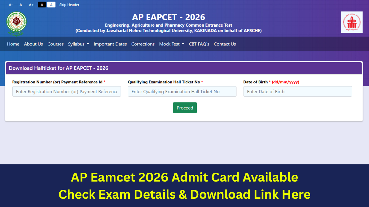 eapcet hall ticket download