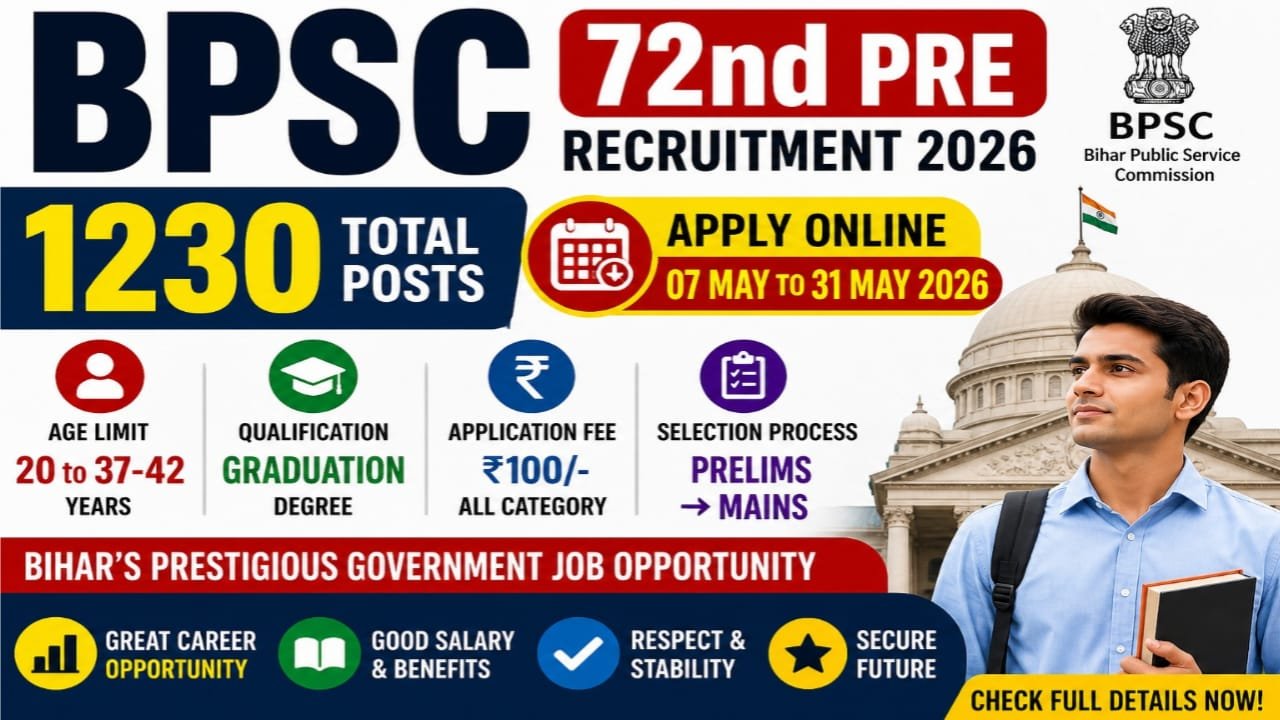 BPSC Pre Form Date 2026
