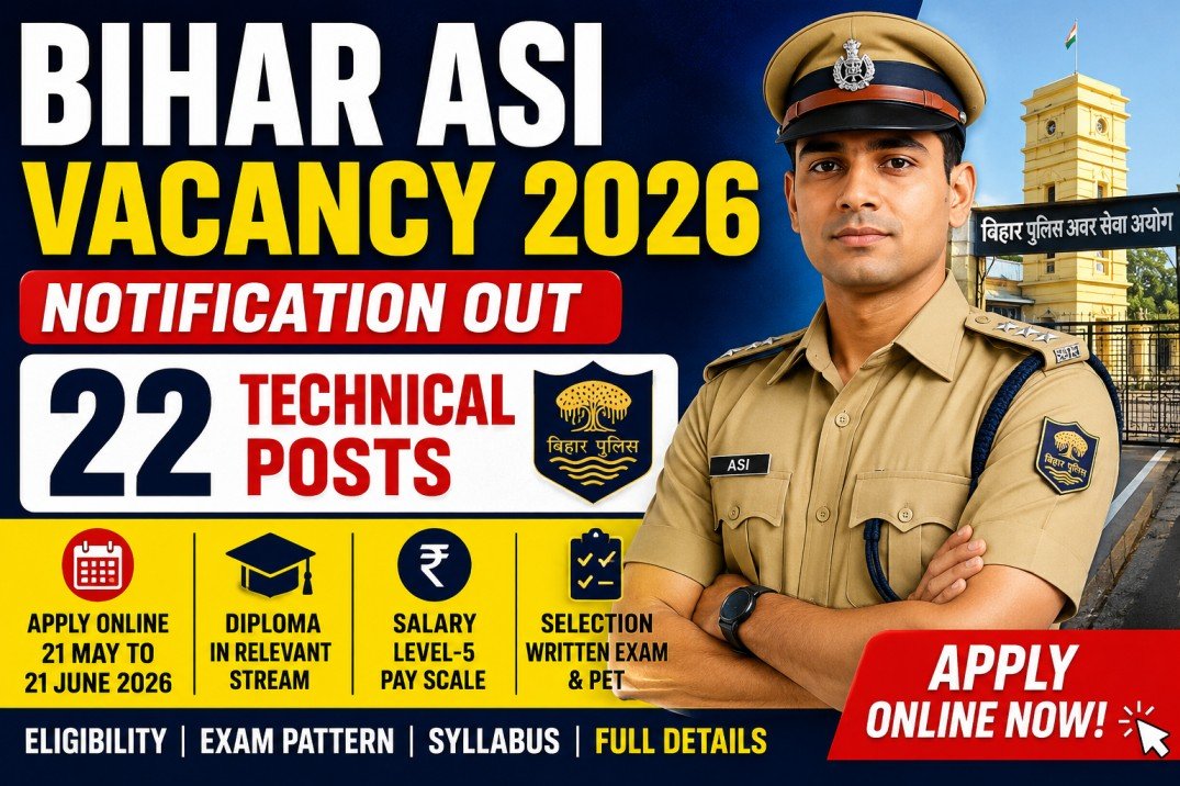Bihar ASI Vacancy 2026