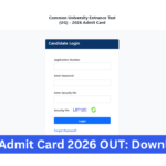 CUET Admit Card 2026 Out: Direct Download Link & Important Updates