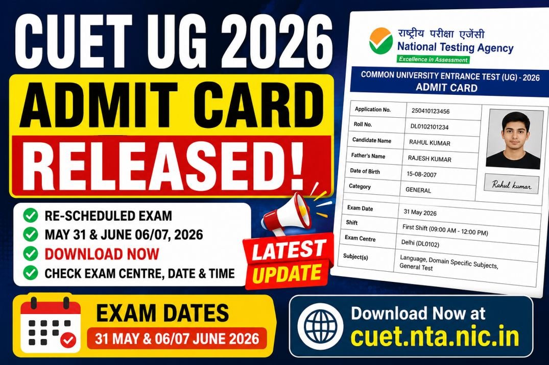 CUET UG Admit Card 2026