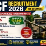 GCF Jabalpur Recruitment 2026 for 185 Skilled Tradesman Posts Apply Online