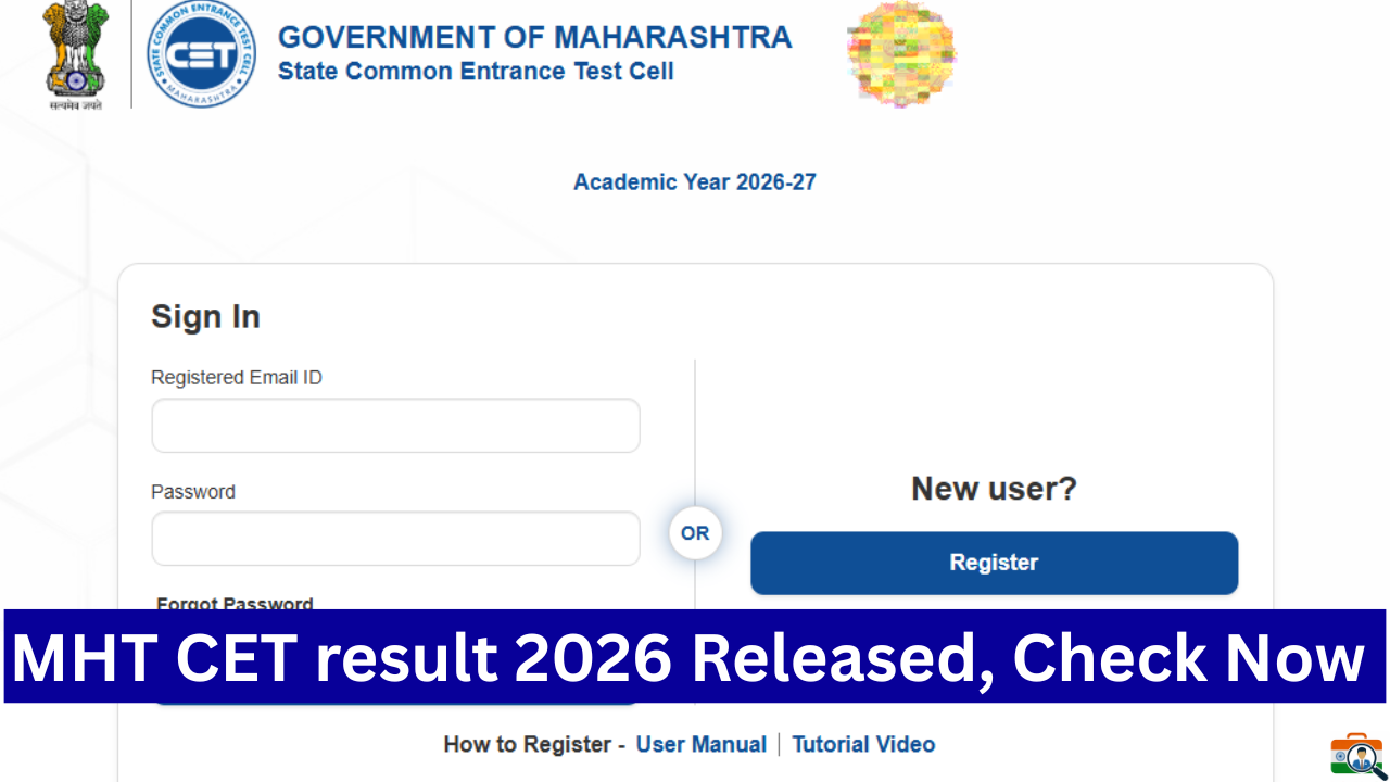 MHT CET result 2026