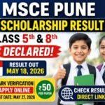 MSCE Pune Scholarship Result 2026 Out Now, Check Class 5th and 8th Scores