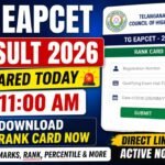 TS Eamcet Results 2026 Declared, Direct Link to Download Scorecard
