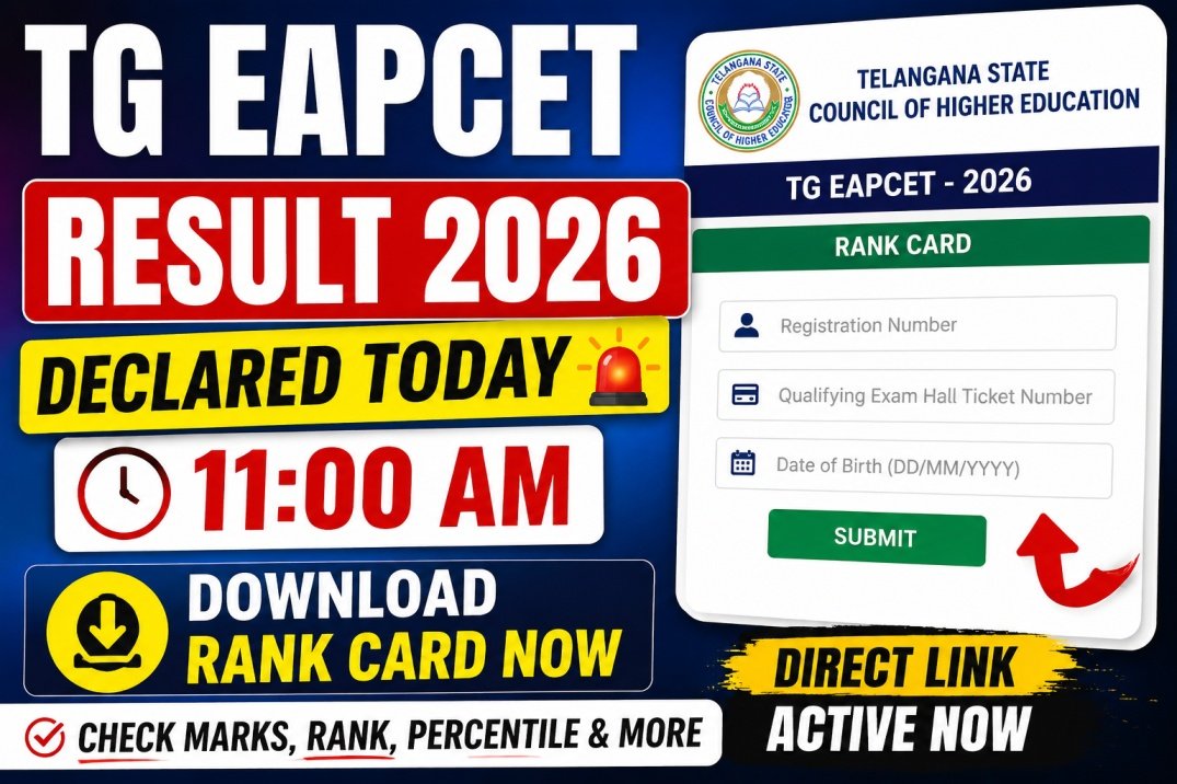 TS Eamcet Results 2026
