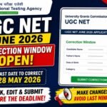 UGC NET Application Form 2026 Correction Window Open: Check Notification & Direct Link