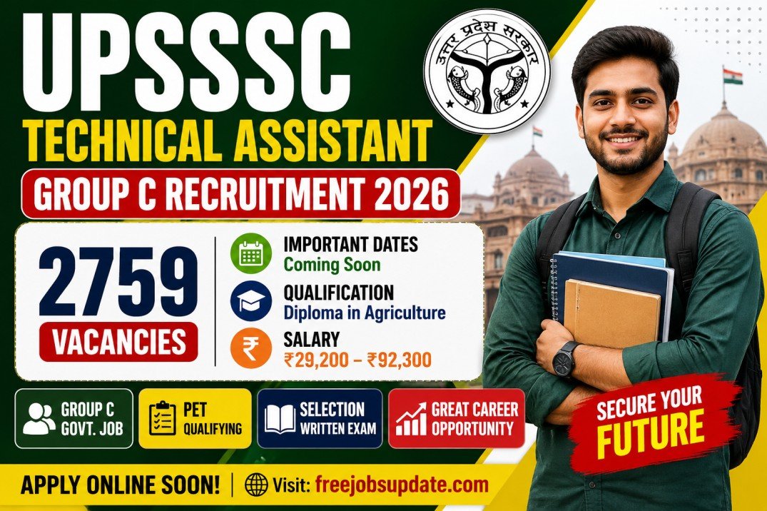 UPSSSC Technical Assistant Group C Eligibility